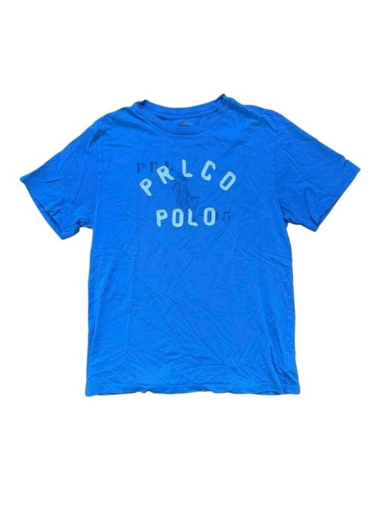 Polo Ralph Lauren Other - Polo Ralph Lauren Boys Blue PRL‑Co Logo Graphic Tee Shirt Size Youth Large 14/16